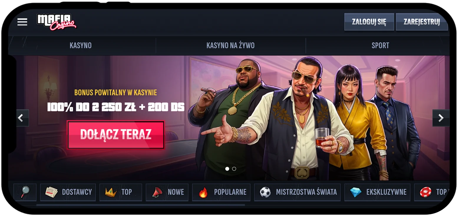 Recenzja MafiaCasino Graj Teraz: najlepsze kasyno online dla graczy z Polski